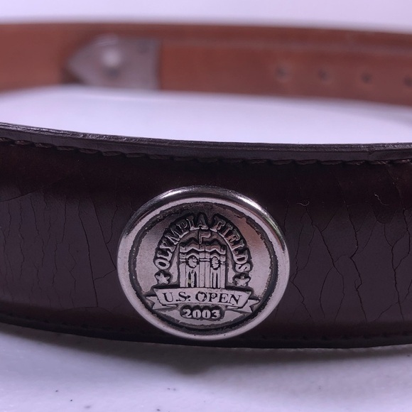 2003 US Open Leather YRI Belt - Picture 2 of 11